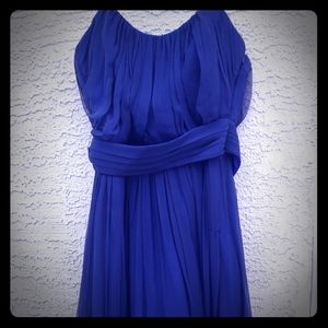 ABS Collection Formal Navy blue strapless ballgown